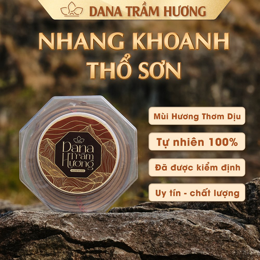 Nhang khoanh Thổ Sơn DANA-24h, 5 vòng