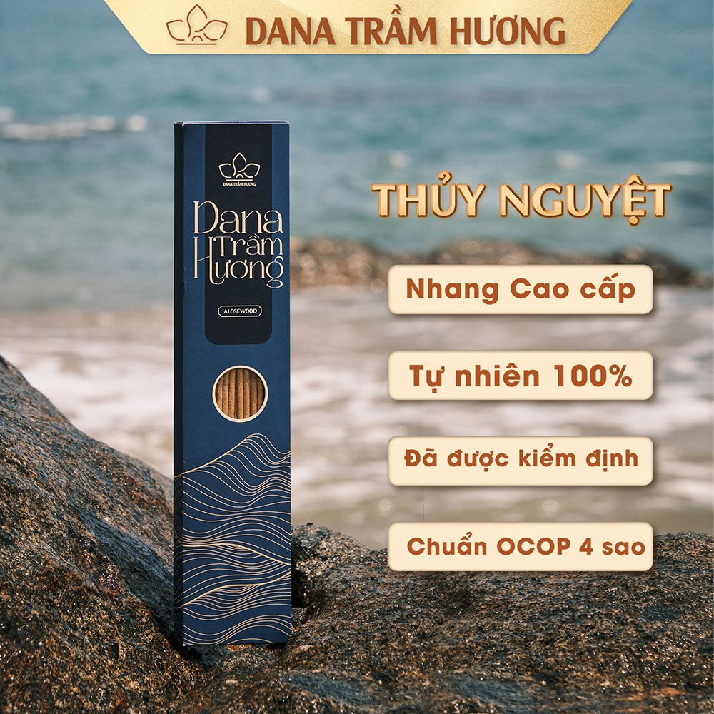Nhang Trầm Thuỷ Nguyệt DANA 38cm, hộp 100gr