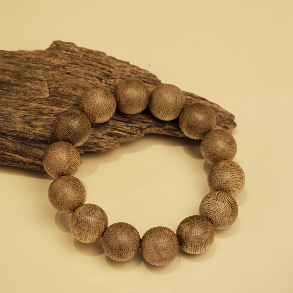 Vòng tay trầm hương -Trầm tự nhiên Việt Nam - Hưng Phúc An 16li